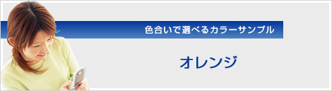 �F�����őI�ׂ�J���[�T���v���F�I�����W